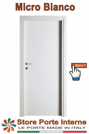 Porta microlaminata bianco Opaco