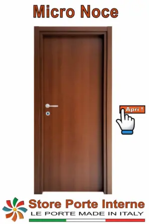 Porte interne in microlaminato noce
