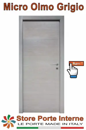 Porta microlaminata in Olmo Grigio