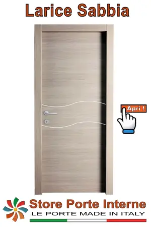 Porta in laminato Modello Camilla Larice Sabbia