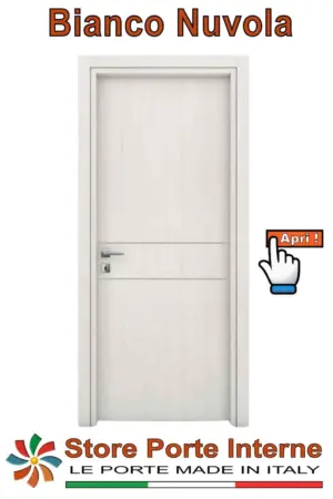 Porta in laminato Modello Daniela Bianco Nuvola