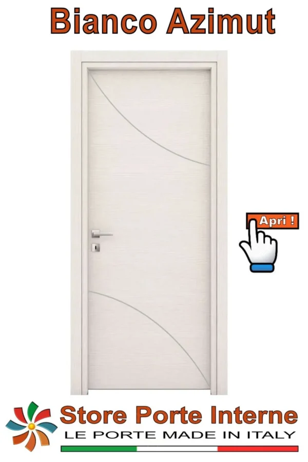 Porta in laminato Modello Nicole Bianco Azimut