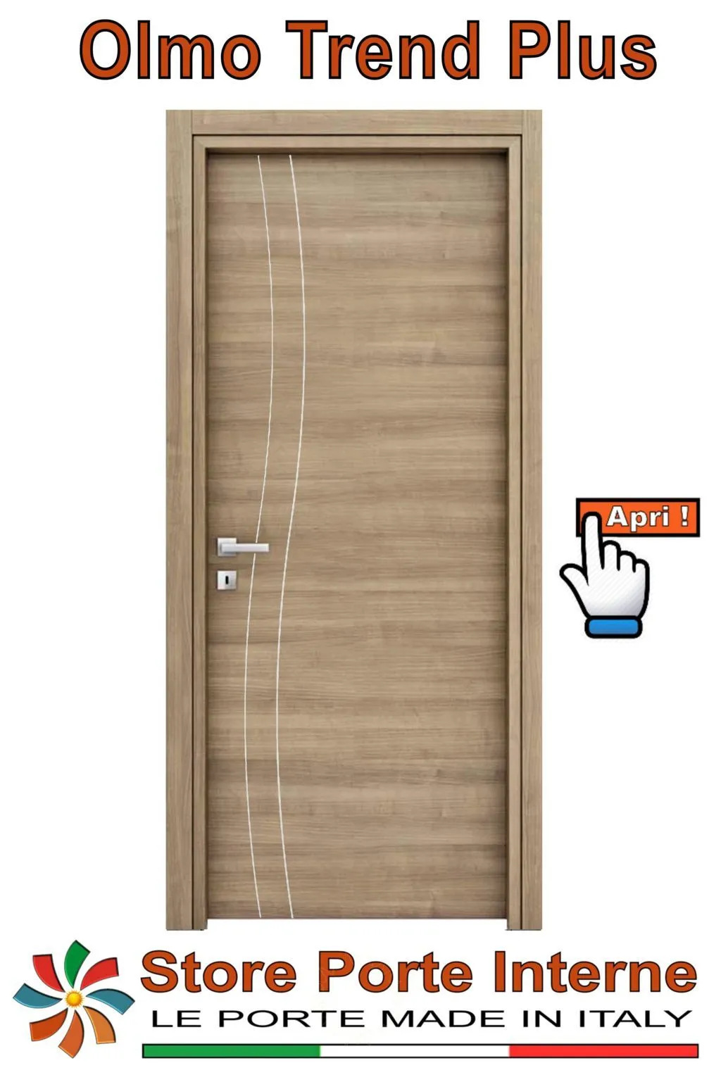 Porta in laminato Modello Silvia Olmo Trend Plus